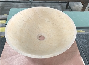 Sunny Yellow Basins/Sinks/Round Sink/Bathroom Sinks/Wash Basins/Polished Round Sinks
