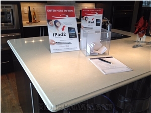 White Quartz Stone Kitchen Countertops/Quartz Stone Tops/Quartz Kitchen Island Tops