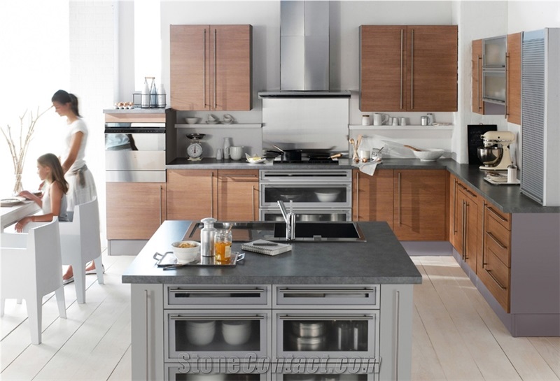 White Quartz Stone Kitchen Countertops/Quartz Stone Tops/Quartz Kitchen Island Tops