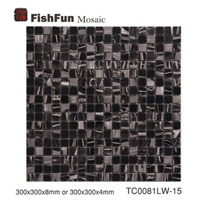 Marble Mosaic 15*15*8, Marble Mosaic 15*15*4, Silver Dragon Marble Mosaic, Black Marble Mosaic, Polished Surface, Garden & Balcony Marble Mosaic, Kitchen Marble Mosaic, Elevator Mosaic