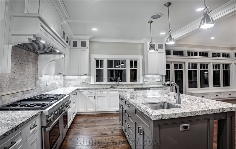 Alaska White Granite Kitchen Countertops