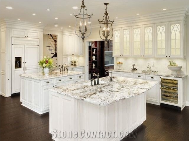 Alaska White Granite Kitchen Countertops