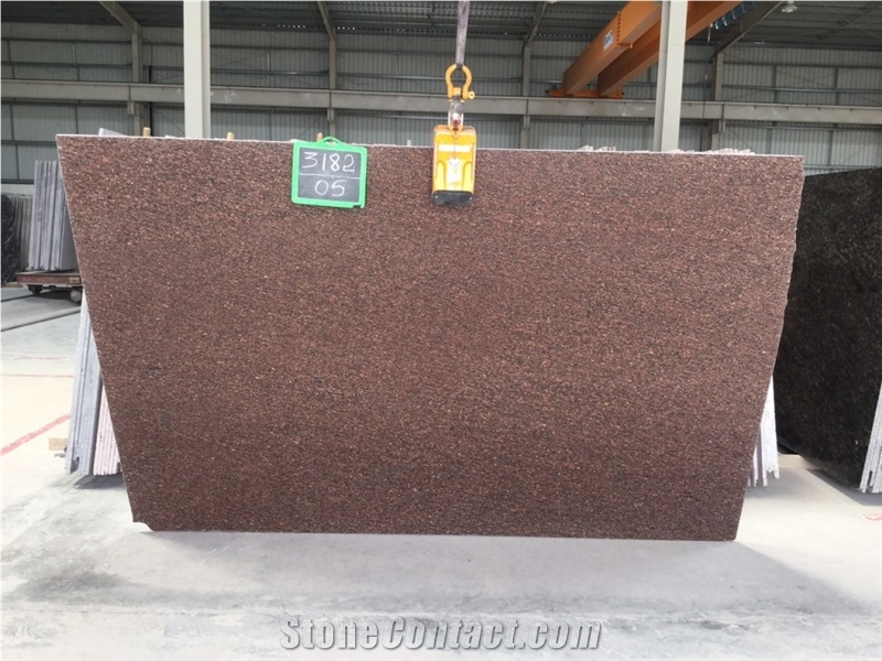 Cats Eye Granite Slab & Tiles, India Red Granite