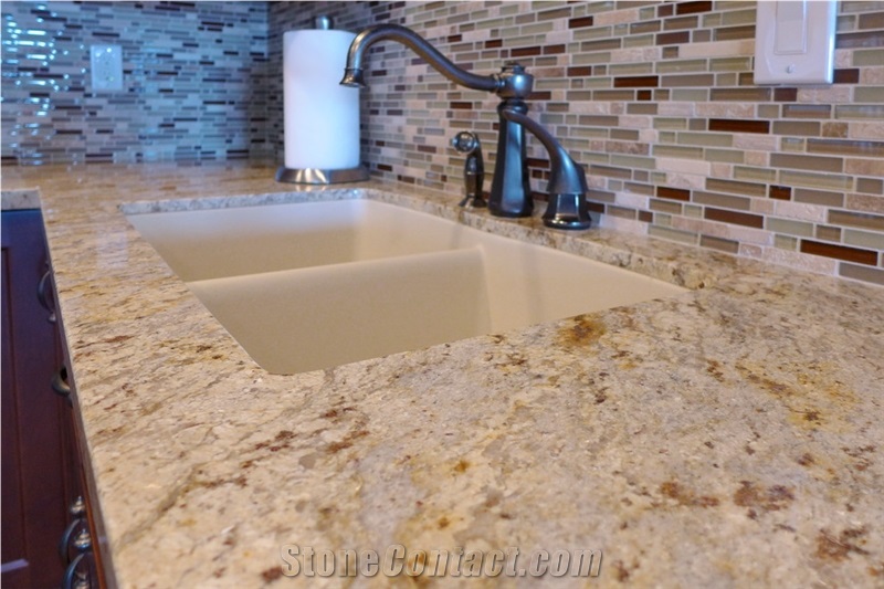 Colonial Cream Granite Countertop