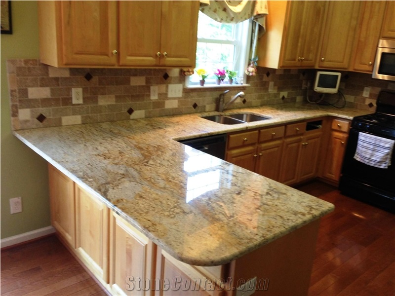 Colonial Gold Granite Countertop