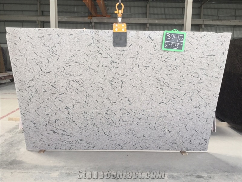 Grey Granite Slab & Tiles, India Grey Granite