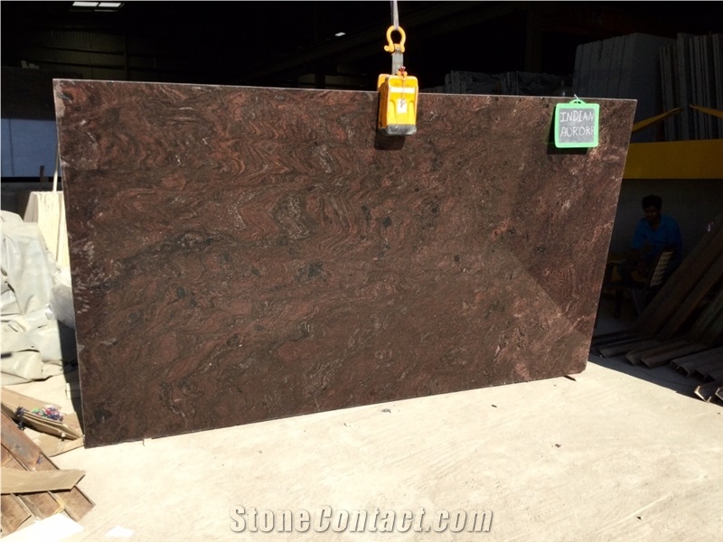Indian Aurora Granite Slabs