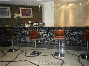 Best Price Black Agate Semiprecious Stone Big Slabs & Tiles & Gangsaw Slab & Strips & Customized & Wall/Floor Covering Tiles/Black Semi Precious Stone Panels/Black Stone Flooring/Interior Decoration