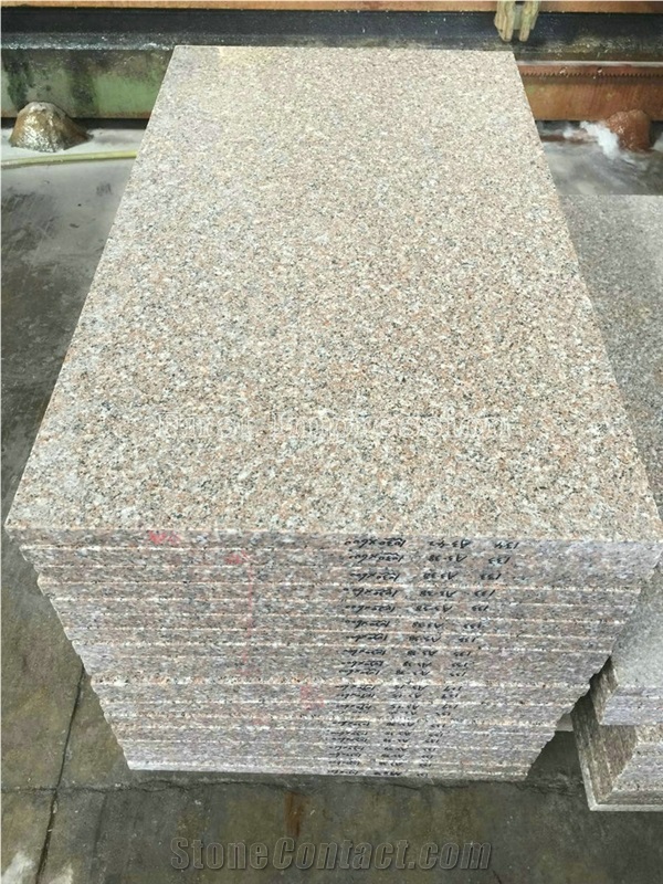 Hot Sale G648 Slabs & Tiles/Golden Brown/Deer Brown/Poony Red/Queen Rose/Rose Pink Granite Tiles for Floor Covering and Wall Cladding/Own Factory/Good Price & High Quality/Best Price Red Granite