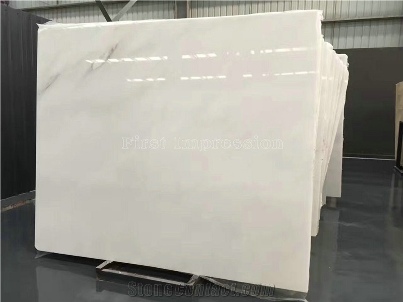 Sichuan Han White Marble Tiles & Slabs/Pure White Marble Tile & Slab/White Jade Marble Tiles for Wall & Floor Covering/Han Whtie Marble Big Slabs/China New Polished White Marble