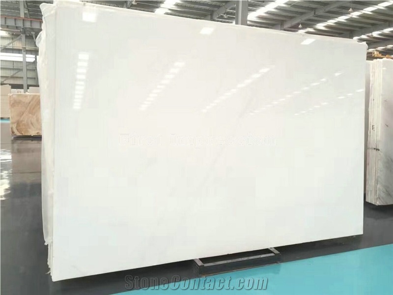 Sichuan Han White Marble Tiles & Slabs/Pure White Marble Tile & Slab/White Jade Marble Tiles for Wall & Floor Covering/Han Whtie Marble Big Slabs/China New Polished White Marble