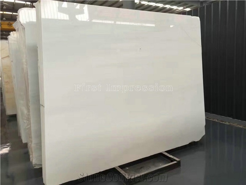 Sichuan Han White Marble Tiles & Slabs/Pure White Marble Tile & Slab/White Jade Marble Tiles for Wall & Floor Covering/Han Whtie Marble Big Slabs/China New Polished White Marble