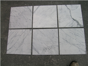 Bianco Carrara Slabs & Tiles, Italy White Marble