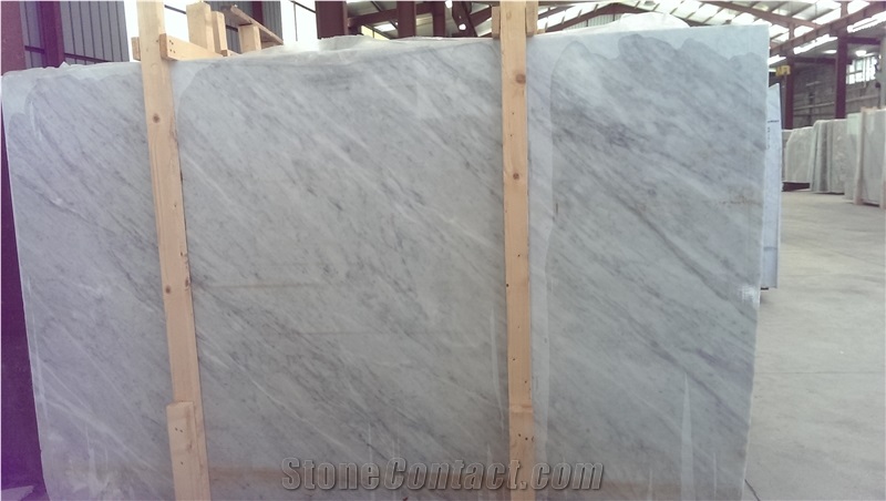 Bianco Carrara Slabs & Tiles, Italy White Marble