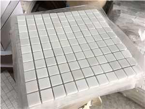 Bianco Dolomite White Marble Mosaic