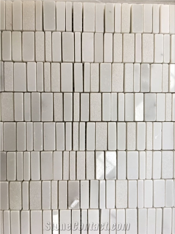 Bianco Dolomite White Marble Mosaic