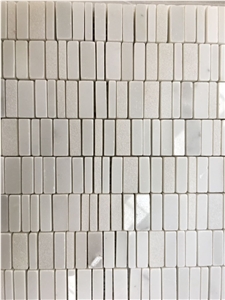 Bianco Dolomite White Marble Mosaic