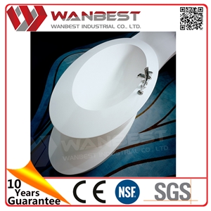 American Bathroom Mirror Furniture Solid Surface Sink Round Sinks