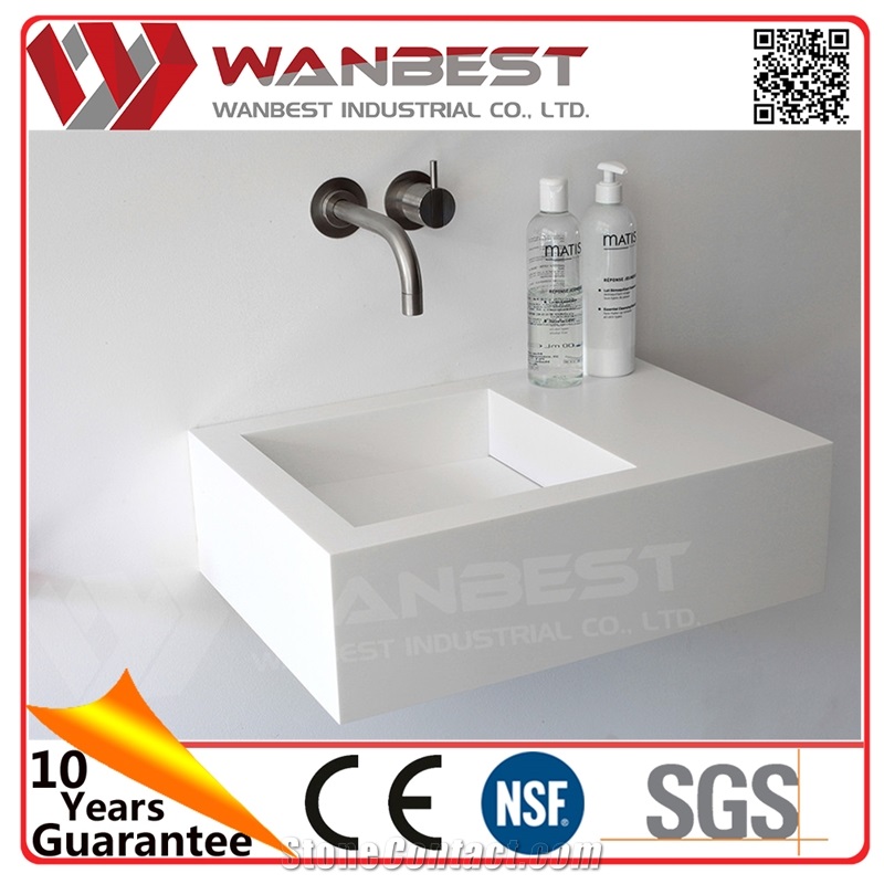 American Bathroom Mirror Furniture Solid Surface Sink Round Sinks