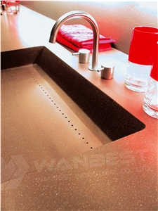 Hotel/Home Artificial Granite Bathroom Sink Acrylic Solid Surface Bathroom Sinks Hotel/Home Artificial Granite Bathroom Sink Acrylic Solid Surface Bathroom Sinks