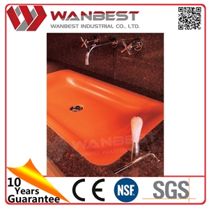 Latest Modern Artificial Stone Bathroom Sink Fancy Solid Surface Bathroom Corner Sink