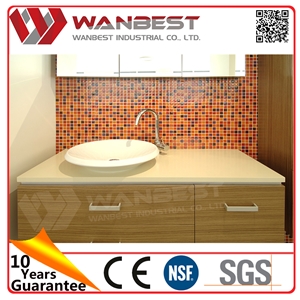 Modern Vanity Cabinet Basin Solid Surface Bathroom Wash Sink