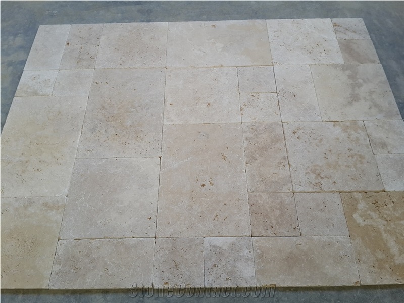 Denizli Travertine French Pattern