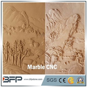 Cnc Marble Panel, Marble Wall Tile for High End Wall Decoration and Cladding