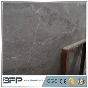 French Vanilla Grey Marble Slabs,Drama Silver Grey Slabs and Tiles,Evvoia Grey Marble Skirting