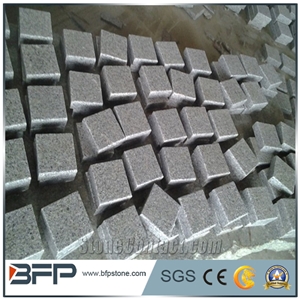 Gabbro Starry Night G8 Cobble Stone, Starry Night Granite Cube Stone for Paving, Black Granite Cube Stones