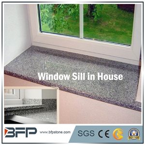 Grey Granite Window Sill, G3783 Granite, Pearl Blossom Of Zhaoyuan Granite, Pearl Flower Granite for Exterior and Interior Decoration