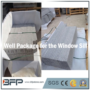 Grey Granite Window Sill, G3783 Granite, Pearl Blossom Of Zhaoyuan Granite, Pearl Flower Granite for Exterior and Interior Decoration