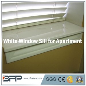 High End White Marble Window Sill, Volakas White, Bianco Carrara, for Interior Decoration