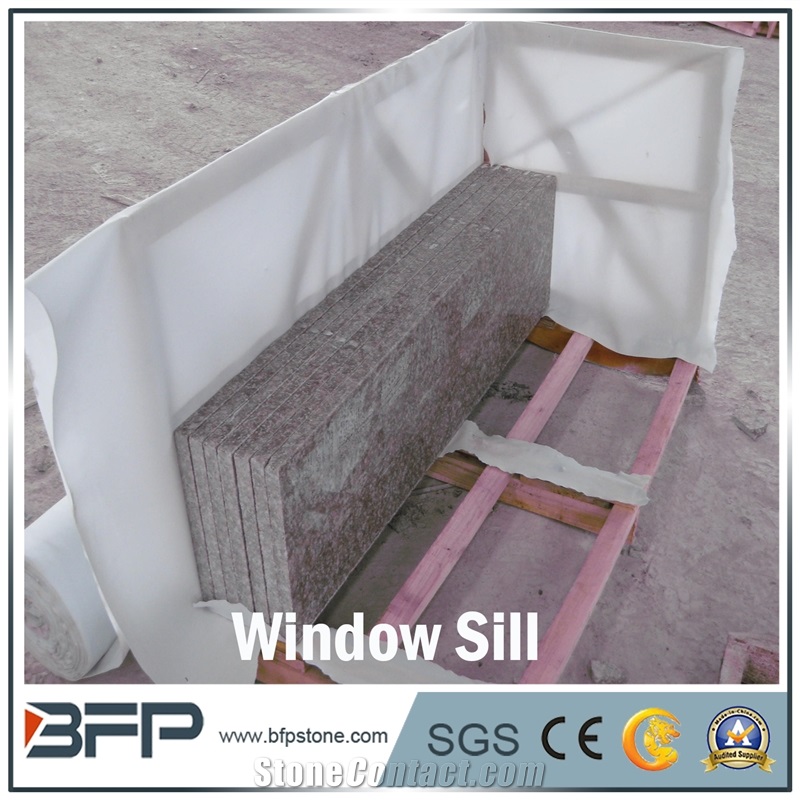 Pink Granite Window Sill, G664 Grnaite, G3564 Granite, Luna Pearl Granite, Black Spots Brown Granite