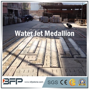 Waterjet Marble Border Line and Molding for High End Hotel Hall Floor or Wall Covering