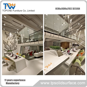 New Coming Discount Custom Semi Circle Office Desk