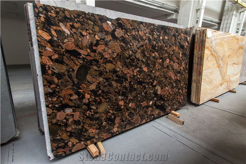 Marinace Gold, Granite Slabs Polish, 2cm and 3cm