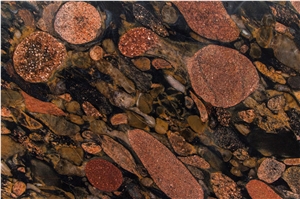 Marinace Gold, Granite Slabs Polish, 2cm and 3cm