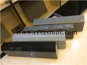 Mongolia Black Kerb Stone&Honed Kerb Stone&Basalt Flamed Curbs
