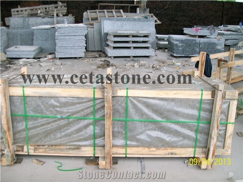 Spray White Granite Tile Package/Packing