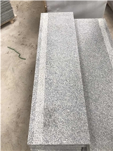 Chinese Cheap Granite Hubei G603 Anti-Slip Stairs, China Grey Granite Chinese Cheap Granite Hubei G603 Anti-Slip Stairs, China Grey Granite