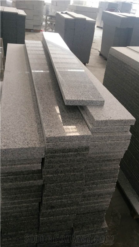 Chinese Cheap Granite Hubei G603 Anti-Slip Stairs, China Grey Granite