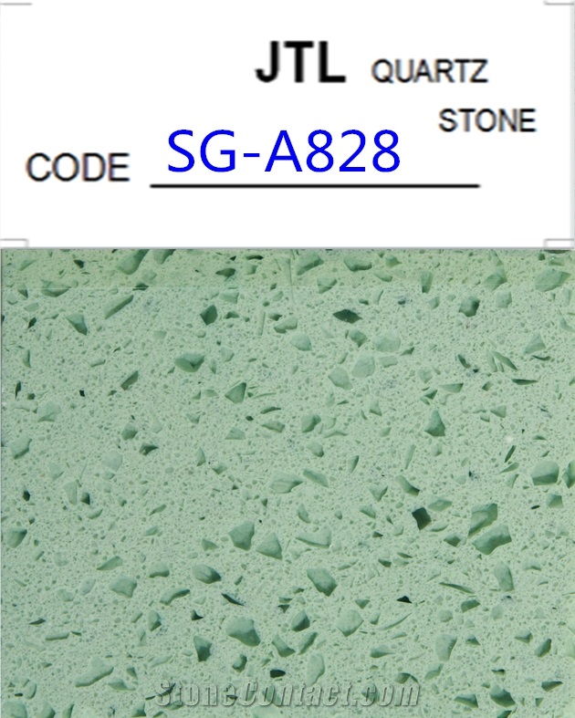 China Best Price and Service Green Golden Stone for Bathroom Solid Surface Countertop Best Nano Polishing Engineered