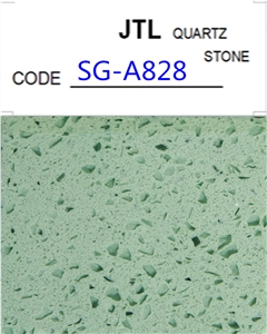 China Best Price and Service Green Golden Stone for Bathroom Solid Surface Countertop Best Nano Polishing Engineered
