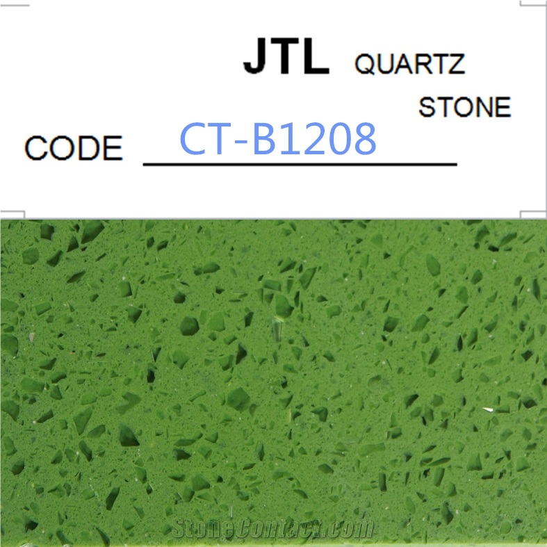 China Famous Brand Jinteli Quartz Stone Tiles Slabs Wall Floor Bule Color