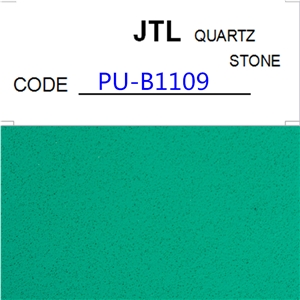 China Famous Brand Jinteli Quartz Stone Tiles Slabs Wall Floor Bule Color