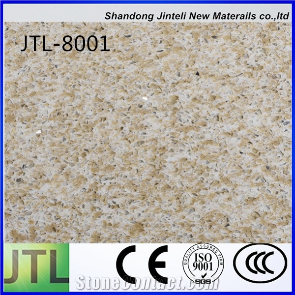 Multicolor Artificial Crystallized Quartz Stone Slabs