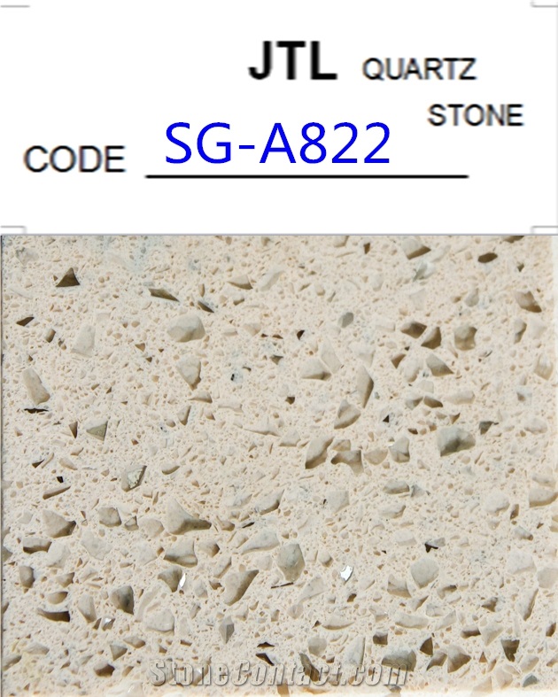 Popular Single Colors Stone Slabs Cut-To-Size Large Size Quartz Slab, Beige Color Artificial Quartz Stone,Crystal White Quartz Bathroom Engineered Solid Surface