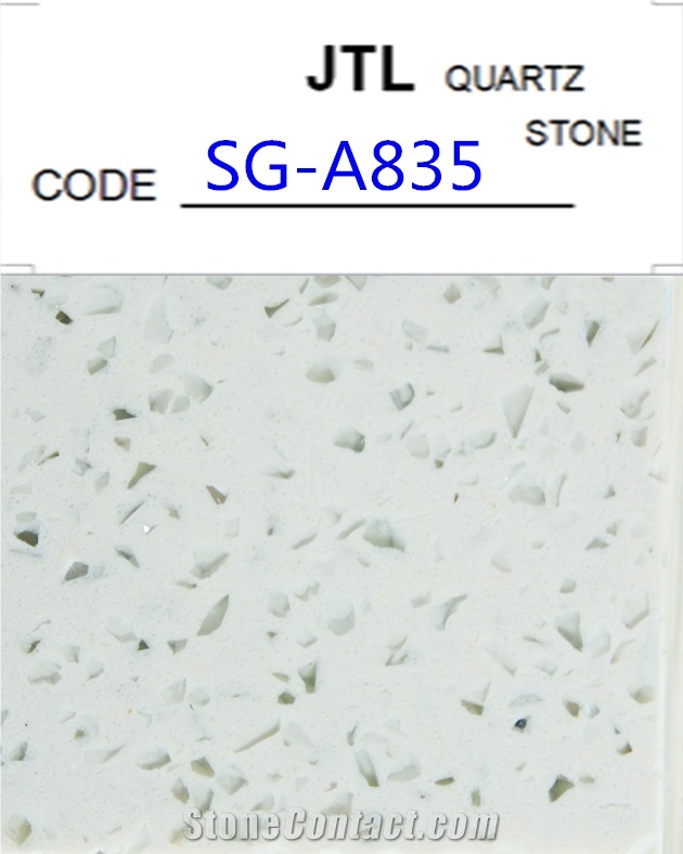 Popular Single Colors Stone Slabs Cut-To-Size Large Size Quartz Slab, Beige Color Artificial Quartz Stone,Crystal White Quartz Bathroom Engineered Solid Surface