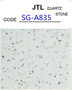 Popular Single Colors Stone Slabs Cut-To-Size Large Size Quartz Slab, Beige Color Artificial Quartz Stone,Crystal White Quartz Bathroom Engineered Solid Surface